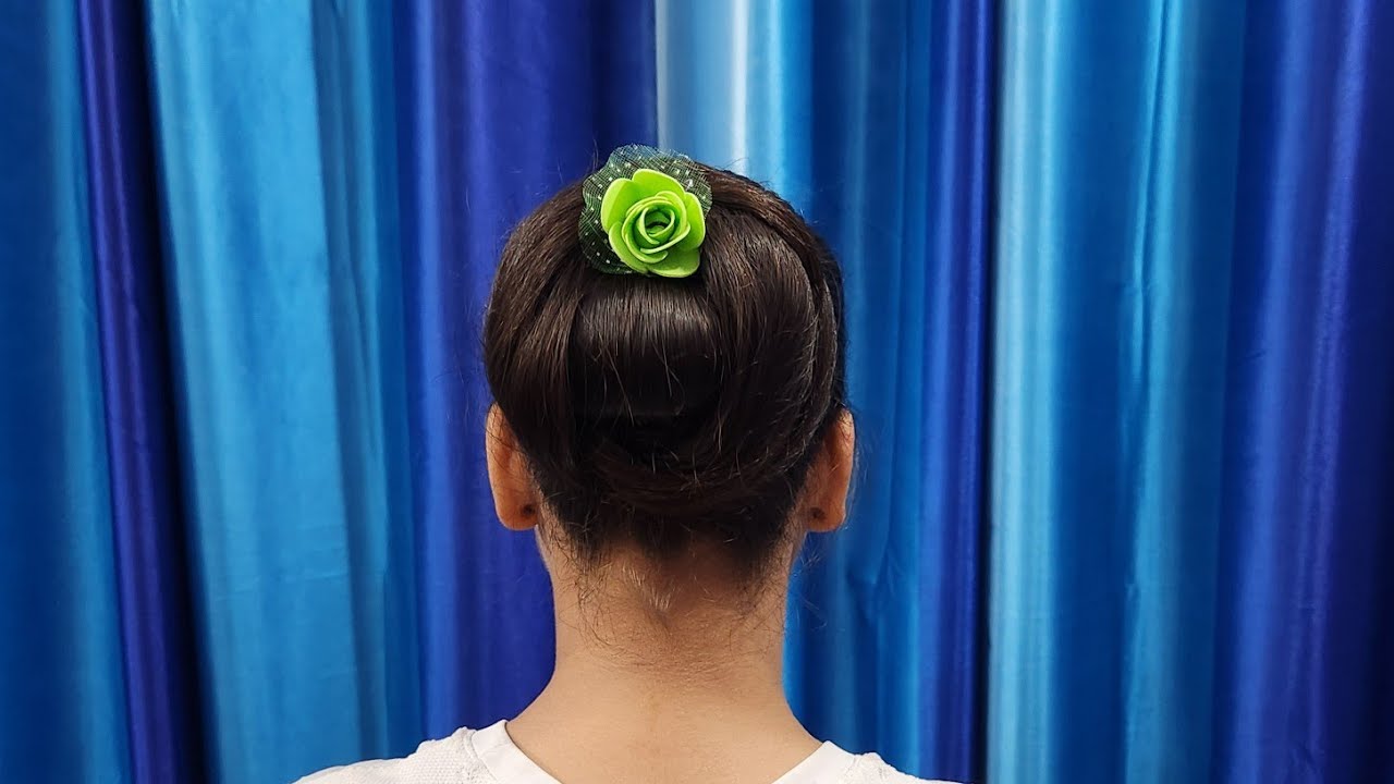 Beautiful Party Hairstyle For girls | Nice Bun Hairstyle For Long Hair || Doorway to Beauty
