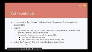 Introduction to Bash - Lecture 2 - CS196 FA20