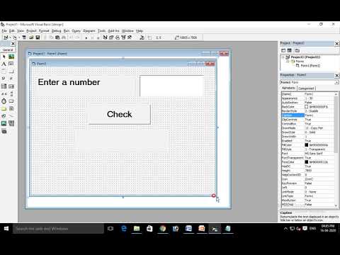 Kingsuk Sir Computer Classes # Visual Basic Program to Check input number is Even or Odd