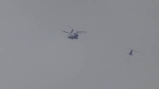 Exercise Joint Warrior 3rd lot of Helicopters arrive Apache Chinook Puma Woodbridge Suffolk  2a