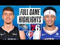 Orlando Magic vs. Philadelphia 76ers Full Game Highlights | NBA Season 2021-22