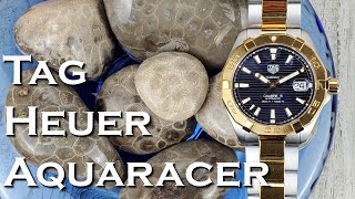 Tag Heuer Aquaracer Two Tone WBD2120.BB0930 #aquaracer #tag heuer