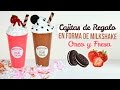 DIY CAJA REGALO en forma de MILKSHAKE (OREO-FRESA)  | DREEN