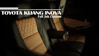 Tampilan baru Jok kulit mobil Toyota Kijang Inova, seperti mobil sultan ..!! Blit Jok Mobil.