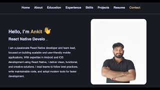 Portfolio website kaise banaye? Is video me aap sikhenge step-by-step professional portfolio website