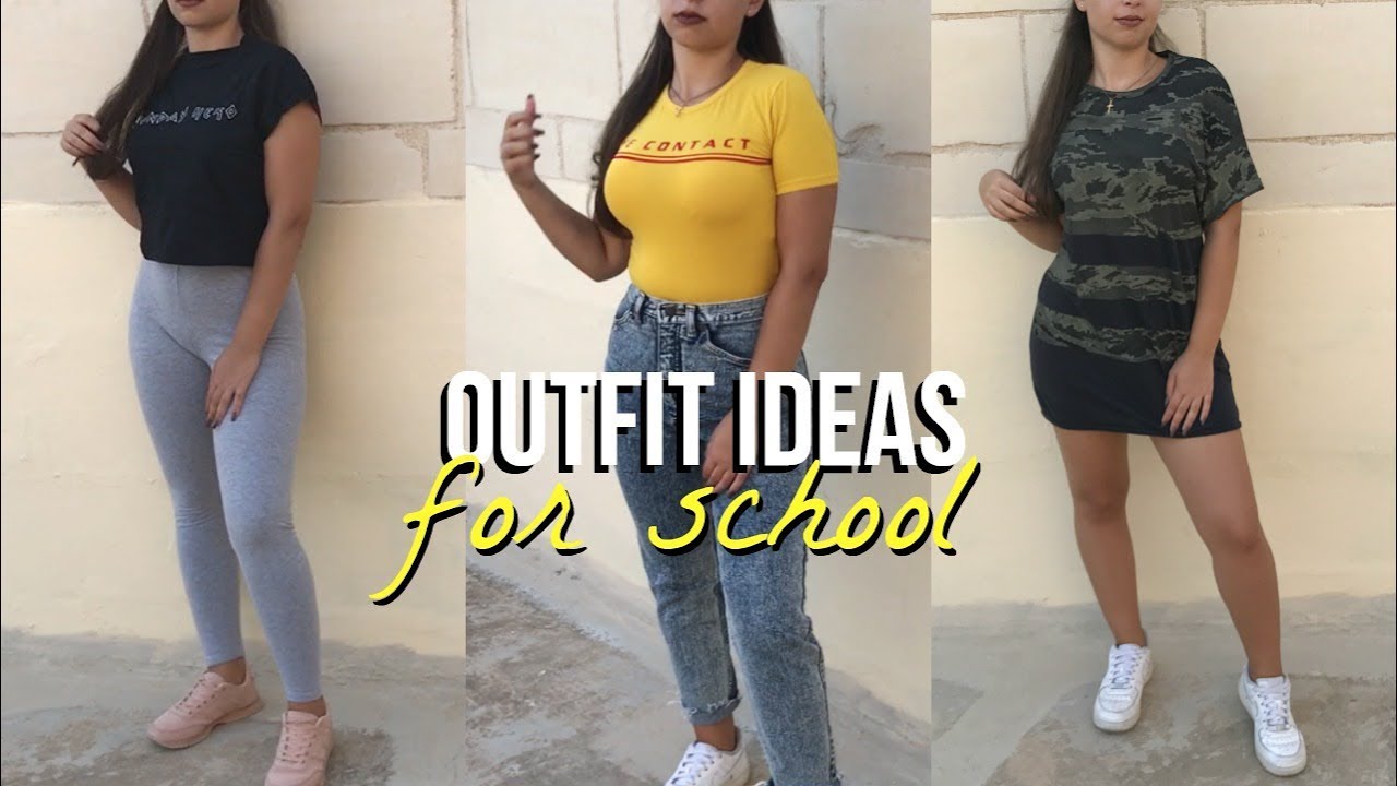 BACK TO SCHOOL OUTFIT IDEAS 2017 - YouTube