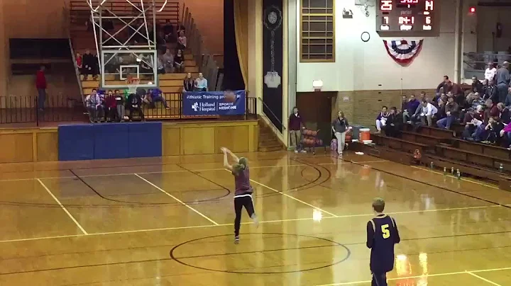 2 students make half-court shots