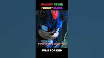 Shadow Never Forgot Maria 😭 | Sonic The Hedgehog #shorts #sonic #shadow #maria