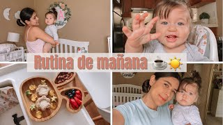 MI RUTINA DE MAÑANA CON UN BEBÉ DE 10 MESES ☕️☀️👶🏼 | (ACTUALIZADA)