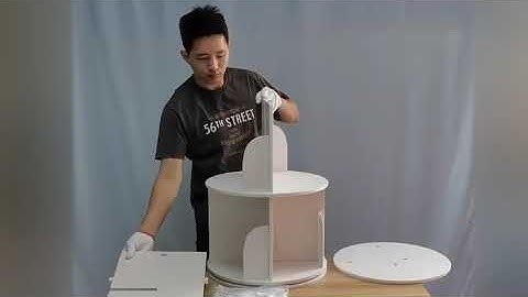 2 Tier 360° Rotating Stackable Shelves Bookshelf Organizer (White) - IntexcaToytexx