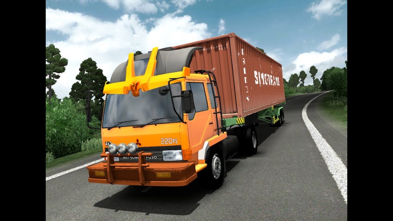 ETS 2 Mitsubishi Fuso Transformers 4 X 2 Melibas Tanjakan Curam