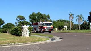 Lealman Fire District Engine 18 Responding