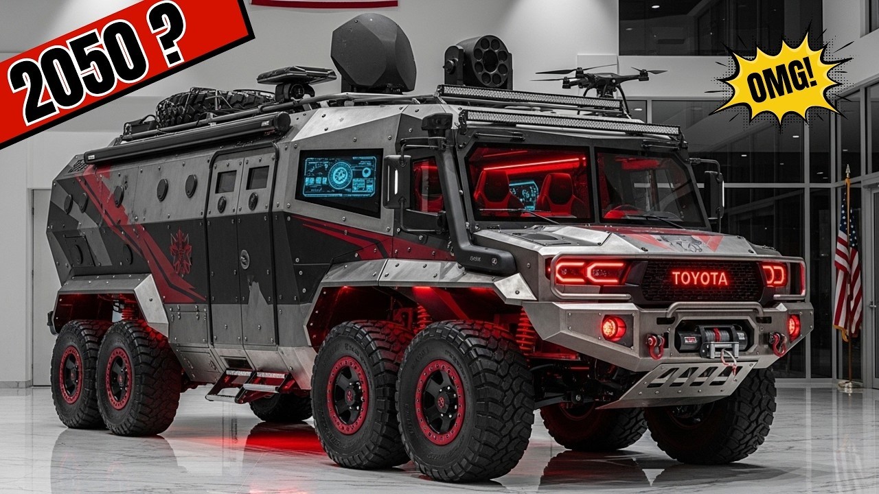 Toyota 8x8 Military Camper Van Concept – The Ultimate Armored Luxury ...
