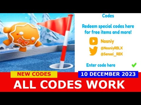 Roblox Super Golf Codes for December 2023 - Try Hard Guides