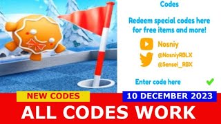 New Roblox Super Golf Codes - December 2023 Updated - Super Easy