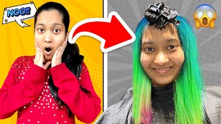Jinni's Amazing Hair Transformation You Won't Believe😯 | Cute Sisters