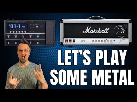 Metal Tone with BOSS GT-1000 and Marshall Silver Jubilee