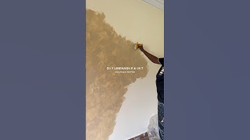EASY #diy LIMEWASH WALL USING REGULAR WALL PAINT #limewash #limewashwall #shorts_video