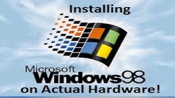 Windows 98 Second Edition - Installation on Actual Hardware