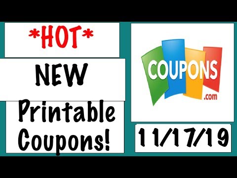 *HOT* New Printable Coupons!–11/17/19