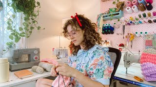 how i started my small business (crochet & chat with me!)