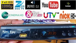 vijeta expo best set top box DD free Dish mpg4 full HD set top box 9421666744