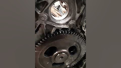 Cummins 5.9 Turbo diesel engine rebuilding tips and tricks. How to align timing marks