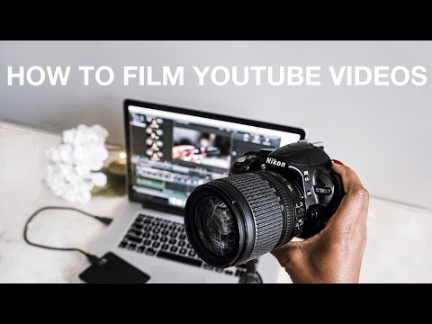 HOW I FILM YOUTUBE VIDEOS  camera, lenses, settings, lighting, & editing