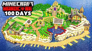 I Survived 100 Days STRANDED on an ISLAND in Minecraft Hardcore