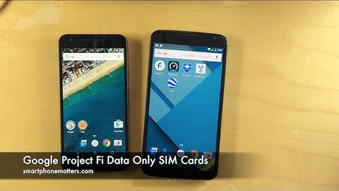 Google Project Fi Data Only SIM Cards