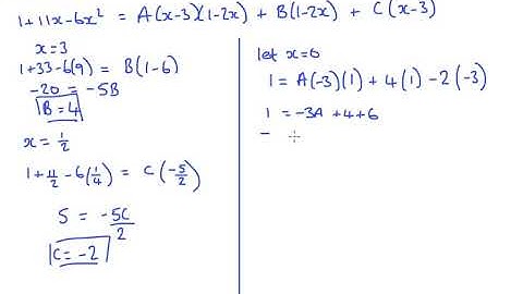 NEW! Edexcel June 2018 Pure Paper 2 q11 - Partial Fractions