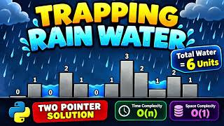 🌧️ Trapping Rain Water Explained | DSA & LeetCode Problem