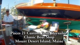 Pisces 21 Hand Crafted by the Classic Boat Shop in Maine by ABKvideo