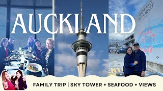 Auckland New Zealand Travel Guide 🇳🇿 | Sky Tower, Seafood Feast & 360° Views with Family!