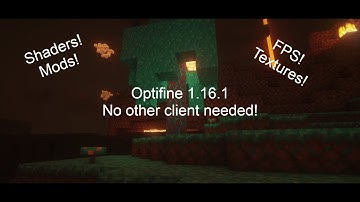 How to install Optifine for 1.16.1 in Minecraft!