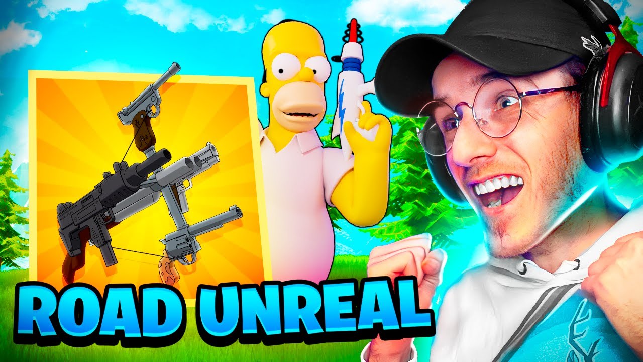Je DÉCOUVRE les NOUVELLES ARMES sur FORTNITE... Et pas que ( Road UNREAL )
