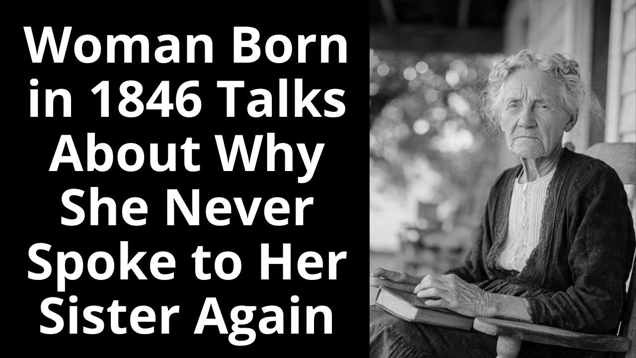 Woman Born in 1846 Talks About Why She Never Spoke to Her Sister Again - Enhanced Audio