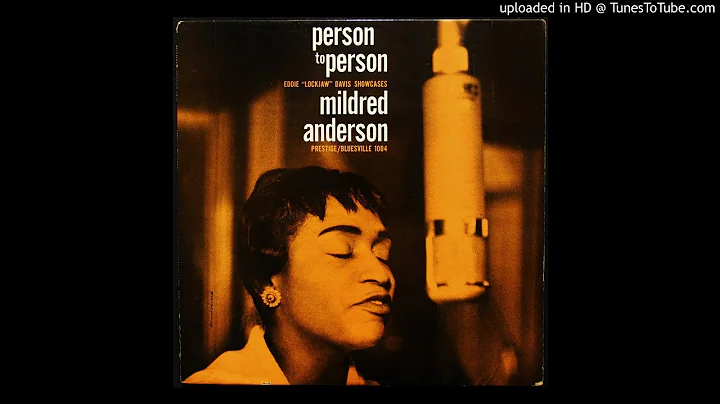 Mildred Anderson - Person To Person - 1960 Jazz/ B...