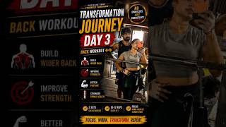 Transformation Journey Day 3 | Back Workout for Width & Thickness 💪 | Natural Fitness Comeback 2026