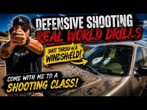 Inside a Defensive Shooting Course | Vehicle Drills, Barricades & USPSA Hit Factor