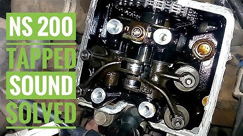 Pulsar ns 200 Engine tapped sound solved.