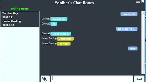 Java Group Chat Application with files transfer