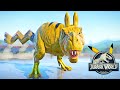 NEW! PIKACHU REX in Jurassic World Evolution - New Theropod Dinosaur Pokemon
