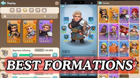 Kingshot Formations and Hero Leader/Joiners SIMPLIFIED! 