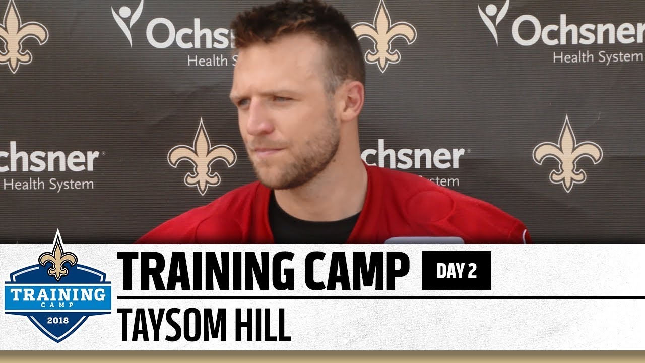 Taysom Hill PostPractice Presser Day 2 2018