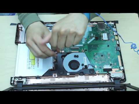 Asus X551M Laptop Disassembly Remove Motherboard/hard Drive/ram Etc...