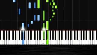Video thumbnail of "Antonin Dvorak: Humoresque Op. 101 No. 7 - Piano Tutorial (50% Speed) by PlutaX - Synthesia"