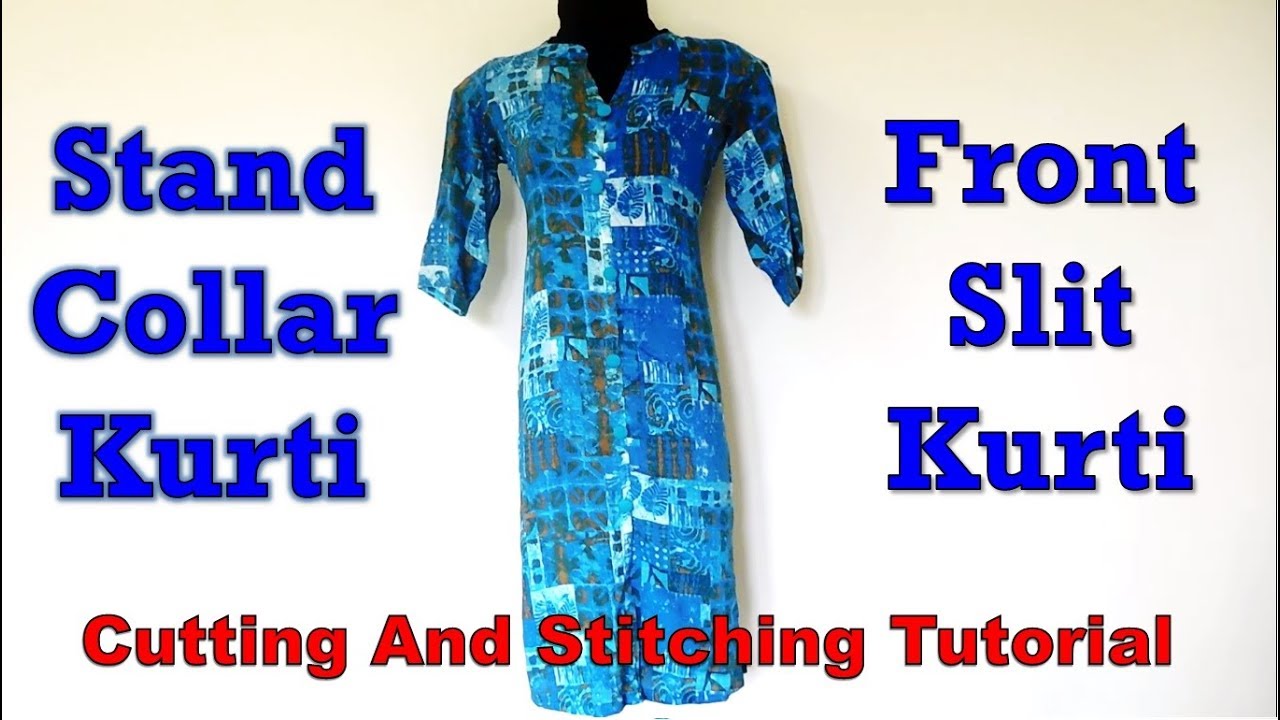 Buy PhaCotton Plain Kurti Tunic Mandarin Collar Ethnic Casual Kurta Blouse  Online at desertcartEGYPT