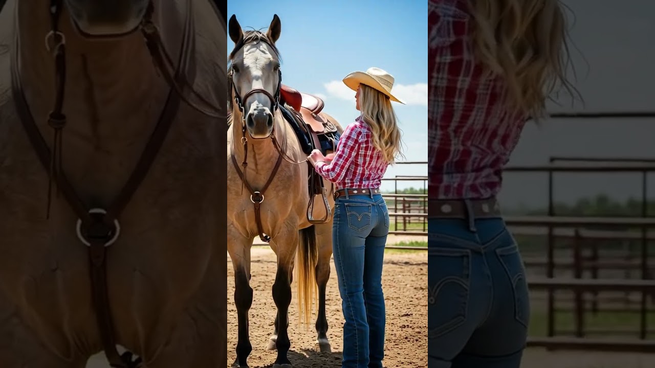 Tacking up my buckskin 🥰