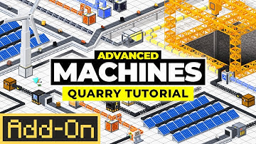 Advanced Machines Add-On - Quarry Setup Tutorial | Minecraft Marketplace Add-Ons